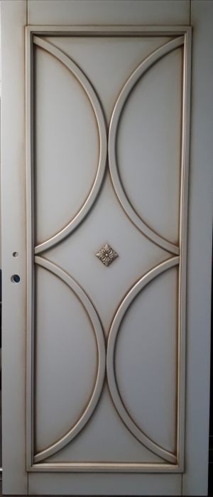 Межкомнатная дверь в профиле массив (эмаль с патиной) Тамбов